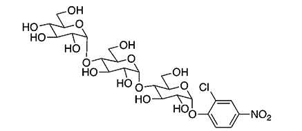 Structure of 2 Chloro 4 nitrophenyl maltotrioside CAS 118291 90 0 - α1,4-galactosyltransferase CAS UENA-0210