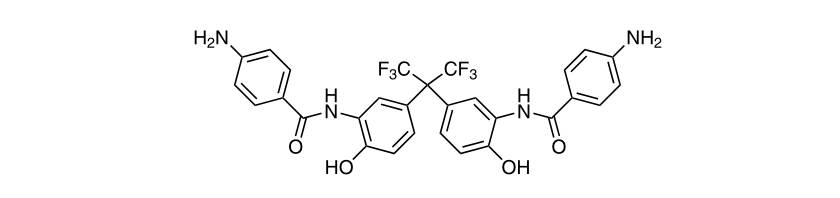 2,2-Bis[3-(4-aminobenzamido)-4-hydroxyphenyl] CAS 129197-38-2