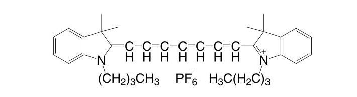 134339-08-5 1,1’-Dibutyl-3,3,3’,3’-tetramethyl-indo-tricarbocyaninehexafluorophosphate CAS 134339-08-5