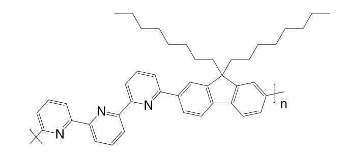 934690 41 2 - Poly[(9,9-dihexylfluorenyl-2,7-diyl)-alt-(9,9'-spiro-bifluorene-2,7-diyl)] CAS 474975-24-1
