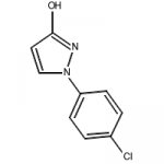 Structure of 1-(4-chlorophenyl)-1H-pyrazol-3-ol CAS 76205-19-1