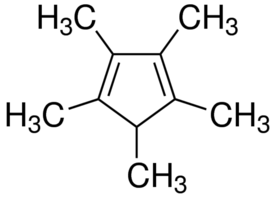 Structure of 12345 Pentamethylcyclopentadiene CAS 4045 44 7 - Rubidium Acetate CAS 563-67-7