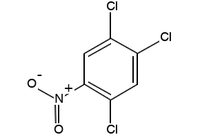 Structure of 2,4,5-Trichloronitrobenzene CAS 89-69-0 2,4,5-Trichloronitrobenzene CAS 89-69-0
