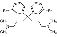 2,7-Dibromo-9,9-bis[3-(dimethylamino)propyl]fluorene CAS 673474-73-2
