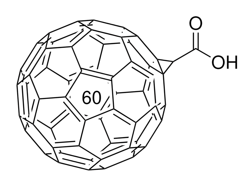 Structure of C60-COOH CAS 155116-19-1