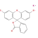 Structure of Fluorescein potassium salt CAS 6417-85-2
