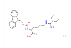 Structure of Fmoc-D-Homoarg(Et)2-OH·HCl CAS 2098497-24-4 Fmoc-D-Homoarg(Et)2-OH·HCl CAS 2098497-24-4