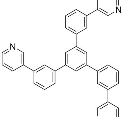 Structure of TmPyPBSublimed grade CAS 921205 03 0 427x400 - Dibenzo[b,d]thiophen-2-amine CAS 7428-91-3