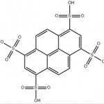 Structure of 1,3,6,8-Pyrenetetrasulfonic acid CAS 6528-53-6