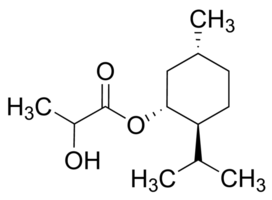 Structure of L Menthyl lactate CAS 61597 98 6 - Propionic acid CAS 79-09-4