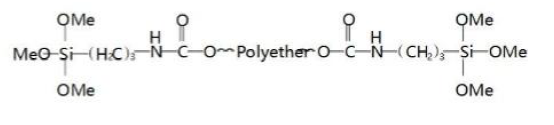 Structure of Trimethoxysilane Terminated Polyether CAS 216597 12 5 - Trimethoxysilane Terminated Polyether CAS 216597-12-5