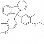 Structure of 9,9-Bis(4-hydroxy-3-methylphenyl)fluorene diglycidyl ether CAS 114205-89-9