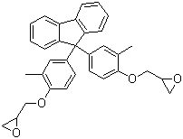 Structure of 9,9-Bis(4-hydroxy-3-methylphenyl)fluorene diglycidyl ether CAS 114205-89-9