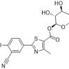 Febuxostat Acyl-Beta-D-Glucuronide CAS 1351692-92-6