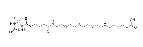 Biotin PEG5-acid CAS 2062663-67-410 2062663 67 410 - Biotin PEG5-acid CAS 2062663-67-410
