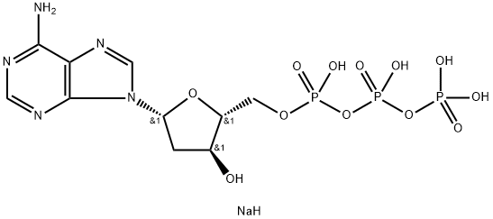 Structure of 2 Deoxyadenosine 5 triphosphate Trisodium Salt CAS 54680 12 5 - Fluorescein-12-UTP 10mM Sodium solution CAS F12UTP