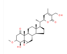 Structure of 2,3-Dihydro-3-beta-methoxy withaferin A CAS 21902-96-5