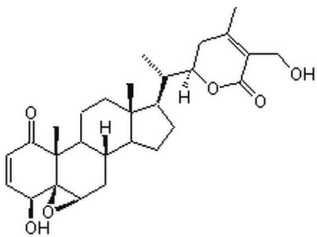 Structure of 4-Dehydrowithaferin A CAS 5119-48-2