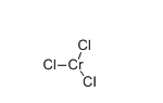 Structure of Chromium(III) chloride CAS 10025-73-7
