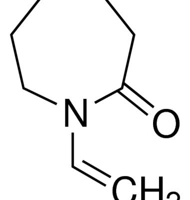 Structure of N Vinylcaprolactam CAS 2235 00 9 381x400 - N-(1,3-Dimethylbutylidene)-3-(triethoxysilyl)-1-propanamine CAS 116229-43-7