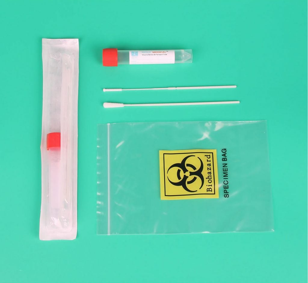 Disposable Virus Specimen Collection Tube 3 1024x944 - Disposable Virus Sampling Tube | VTM Kit | Viral Transport Medias, GMP Standard and FDA Approved