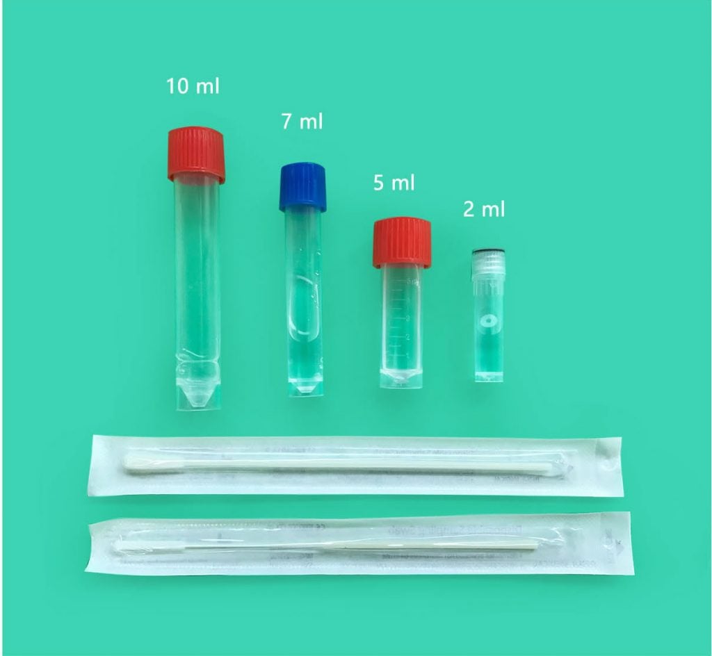 Disposable Virus Specimen Collection Tube 4 1024x944 - Disposable Virus Sampling Tube | VTM Kit | Viral Transport Medias, GMP Standard and FDA Approved