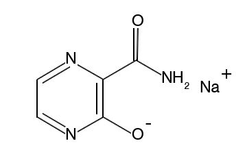 Structure of Sodium (3-oxo-3,4-dihydropyrazine-2-carbonyl)amide CAS 1237524-82-1