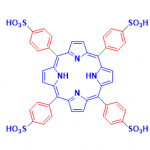 Structure of 5101520 Tetrakis 4 sulfonatophenyl porphine CAS 35218 75 8 150x150 - DECHLORO DIHYDROXYDIFLUORO ETHYLCLOPROSTENOLAMIDE CAS 1185851-52-8
