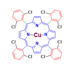 Structure of 5101520 tetrakis 26 dichlorophenyl porphyrin cuII CAS 56047 84 8 - 5,10,15,20-tetrakis-(2,6-dichlorophenyl)-porphyrin-cu(II) CAS 56047-84-8