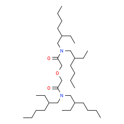 Structure of Acetamide 22 oxybisNN bis2 ethylhexyl CAS 669087 46 1 - Acetamide, 2,2'-oxybis[N,N-bis(2-ethylhexyl)- CAS 669087-46-1