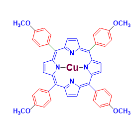 Structure of meso Tera4 methoxyphenylporphyrin CuII CAS 24249 30 7 - Cesium Fluoride CAS 13400-13-0