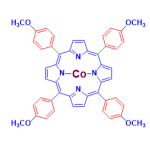 Structure of meso-Tera(4-methoxyphenyl)porphyrin-Ni(II) CAS WENA-0214