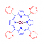 Structure of meso-Tetra (2-pyridyl) porphine-Co(II) CAS WENA-0209
