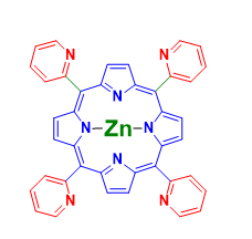 Structure of meso Tetra 2 pyridyl porphine ZnII CAS 31183 11 61 - Cesium Fluoride CAS 13400-13-0