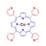 Structure of meso-Tetra (3-pyridyl) porphine-Cu(II) CAS WENA-0205
