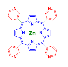 Structure of meso Tetra 3 pyridyl porphine ZnII CAS 31183 11 60 - Cesium Fluoride CAS 13400-13-0