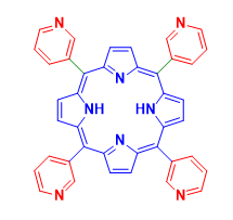 Structure of meso Tetra3 pyridylporphine CAS 40882 83 5 - TRIETHYLGALLIUM CAS 1115-99-7