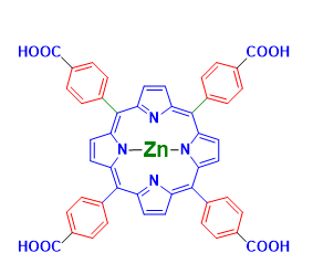 Structure of meso Tetra4 carboxyphenylporphine ZnII CAS 27647 84 3 - Cesium Fluoride CAS 13400-13-0
