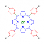 Structure of meso-Tetra(4-chlorophenyl)porphyrin-Zn(II) CAS WENA-0211