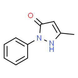 Structure of 3 Methyl 1 phenyl 2 pyrazoline 5 one CAS 19735 89 8 - Black 27 CAS 12237-22-8