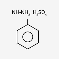 Structure of Phenylhydrazinesulphate CAS 2545 79 1 - Black 27 CAS 12237-22-8