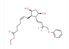 Structure of Tafluprost ethyl ester CAS 209860 89 9 - BMF-219 CAS 2448172-22-1