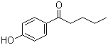 Structure of 4-Hydroxyvalerophenone CAS 2589-71-1