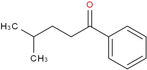 Structure of 4-Methylvalerophenone CAS 1671-77-8