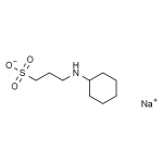 Structure of CAPS SODIUM SALT CAS 105140-23-6
