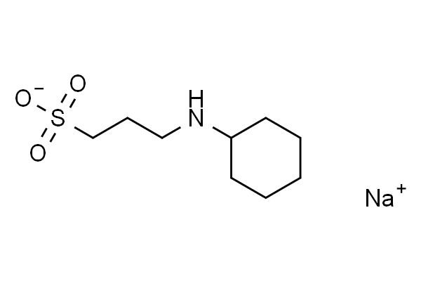 Structure of CAPS SODIUM SALT CAS 105140 23 6 600x400 - Adenosine 5'-diphosphate bis(cyclohexylammonium ) salt CAS 102029-87-8