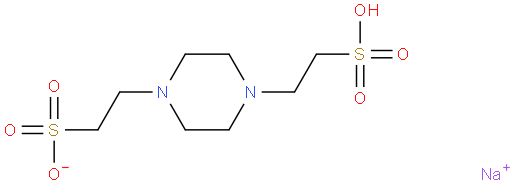 Structure of PIPES monosodium salt CAS 10010 67 0 - 4-Methylvalerophenone CAS 1671-77-8