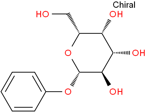 Structure of Phenyl β-D-Galactopyranoside <span class="caps">CAS</span> 2818-58-8 Structure of Phenyl β-D-Galactopyranoside CAS 2818-58-8