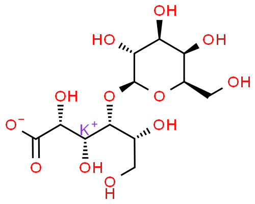 Structure of Potassium lactobionate CAS 69313 67 3 500x400 - Potassium lactobionate CAS 69313-67-3