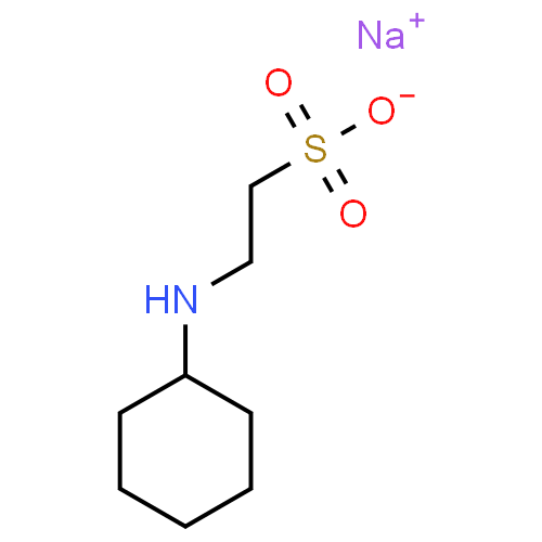 Structure of Sodium 2-(cyclohexylamino)ethanesulfonate <span class="caps">CAS</span> 3076-05-9 Structure of Sodium 2-(cyclohexylamino)ethanesulfonate CAS 3076-05-9
